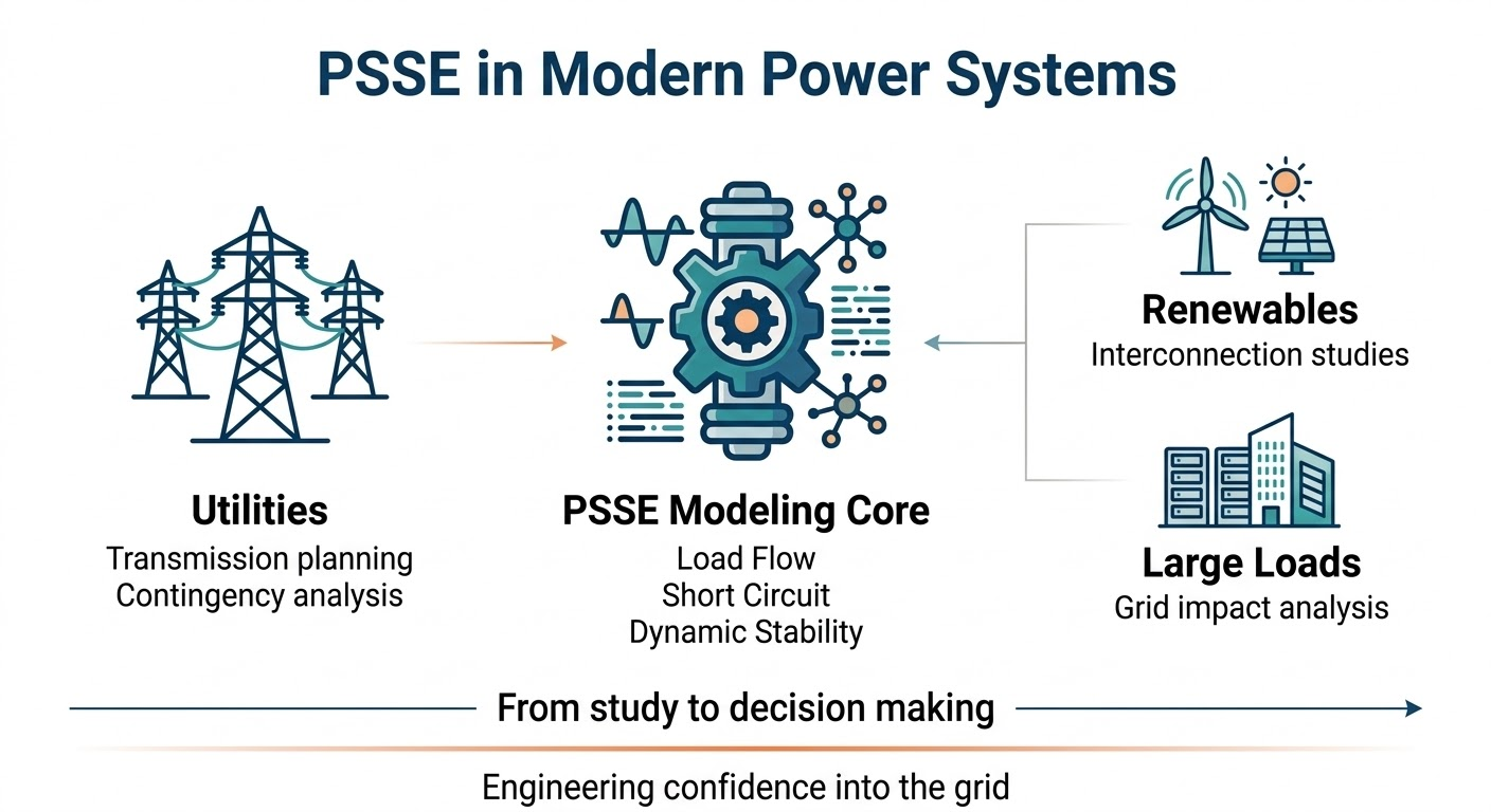 Why PSSE Remains the Backbone of Modern Grid Planning 